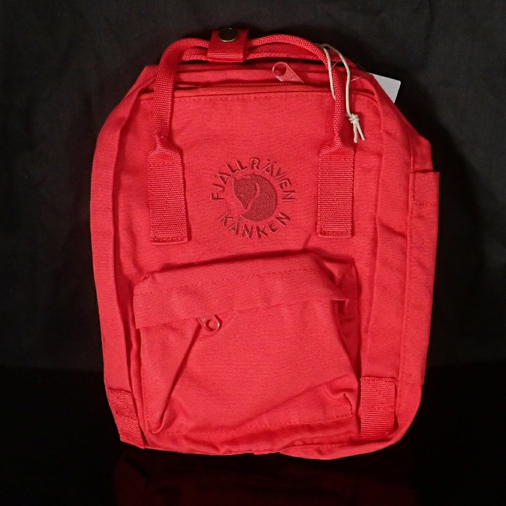βSOLDβFjallraven Re-Kanken Mini Red Backpack - NWT - Picture 1 of 3